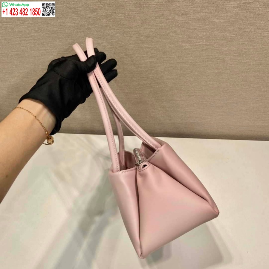 Tas Mini Kulit Replika Prada 1ba368 Berwarna Pink