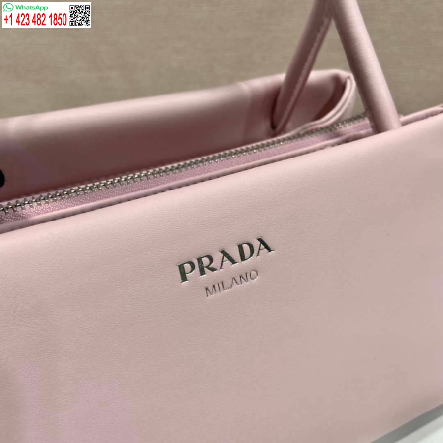 Tas Mini Kulit Replika Prada 1ba368 Berwarna Pink