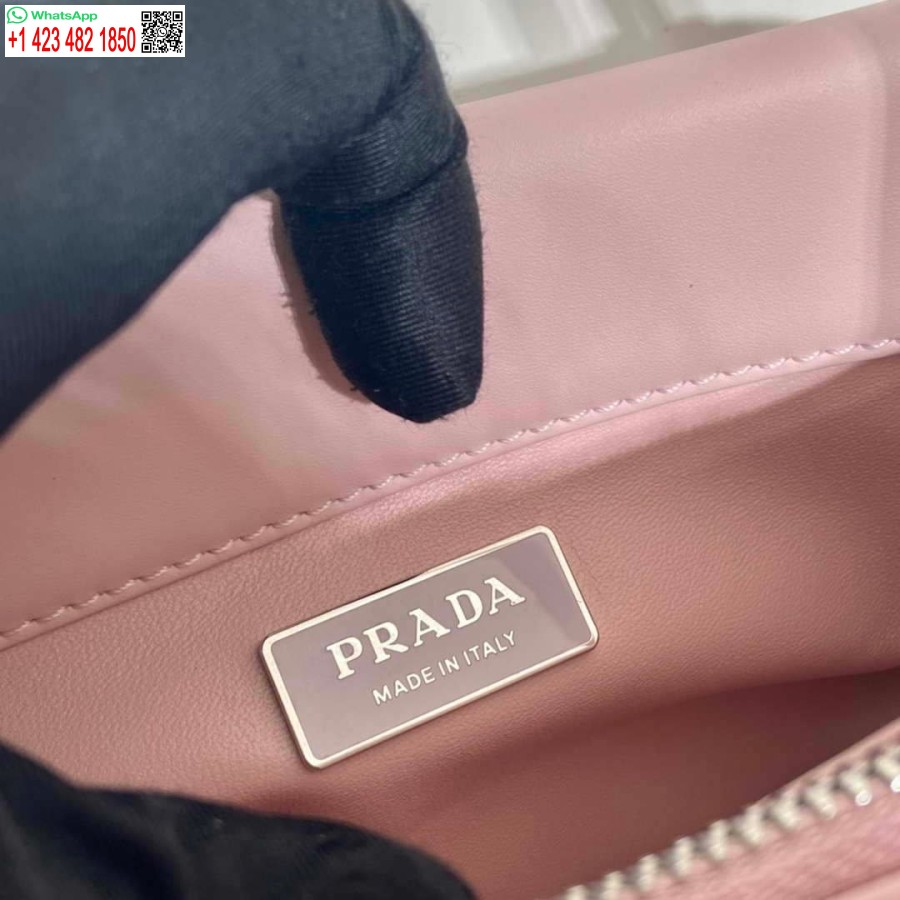 Tas Mini Kulit Replika Prada 1ba368 Berwarna Pink