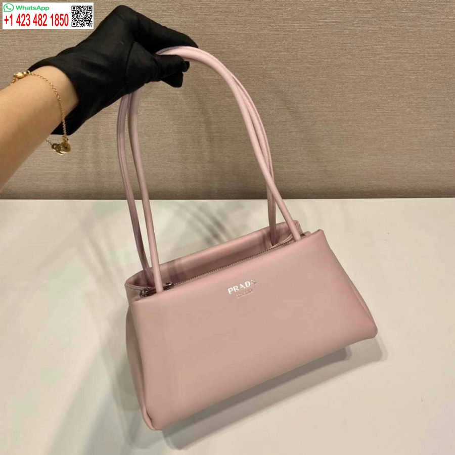 Replica Prada 1BA368 Leather mini-bag Bag Pink