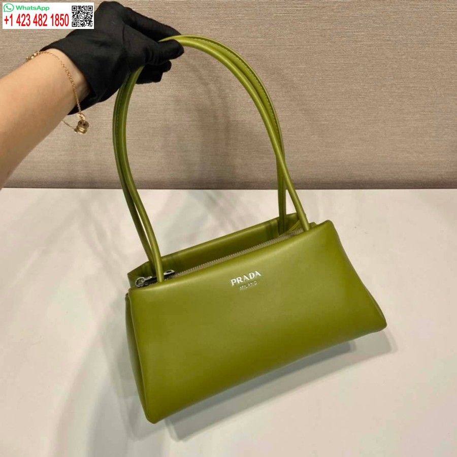 Replica Prada 1BA368 Leather mini-bag Bag Green