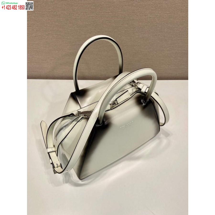 Replika Prada 1ba366 Mała Torebka Prada Supernova Ze Szczotkowanej Skóry W Kolorze Białym