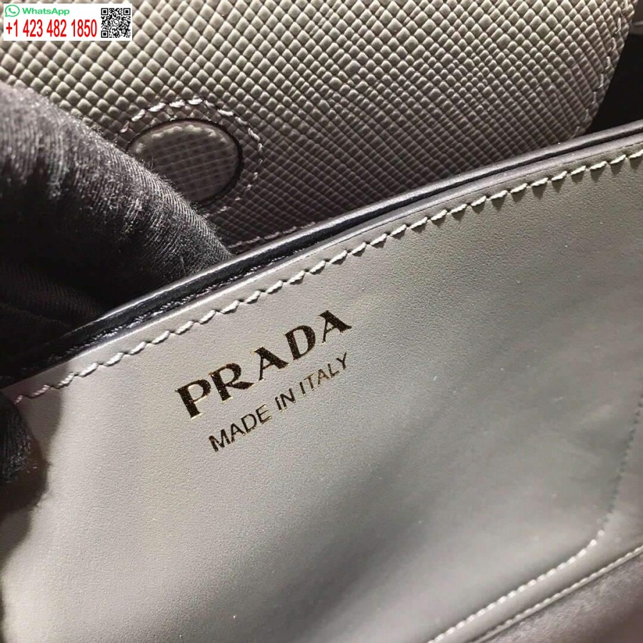 Replika Prada 1ba282 Vidutinis Saffiano Odos Prada Matinee Krepšys Pilkas