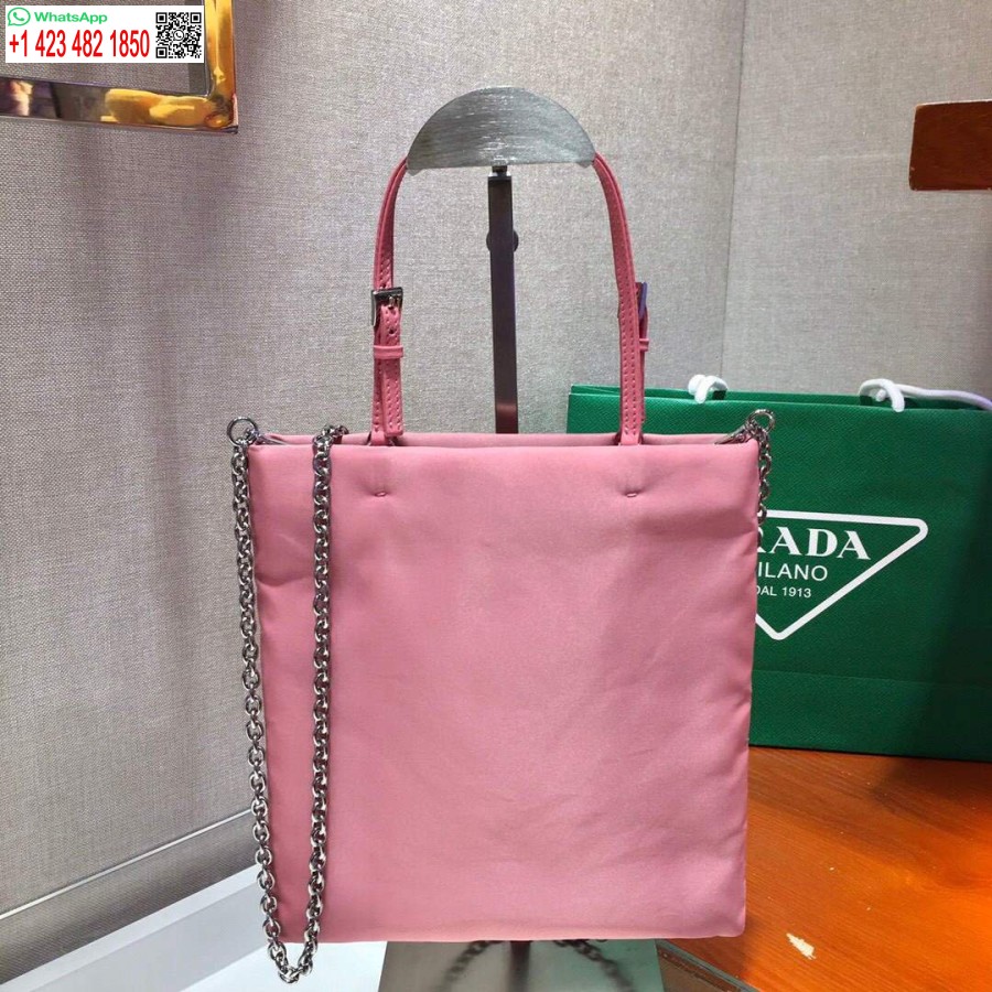 Réplique Prada 1ba252 Sac à Main En Nylon Rose