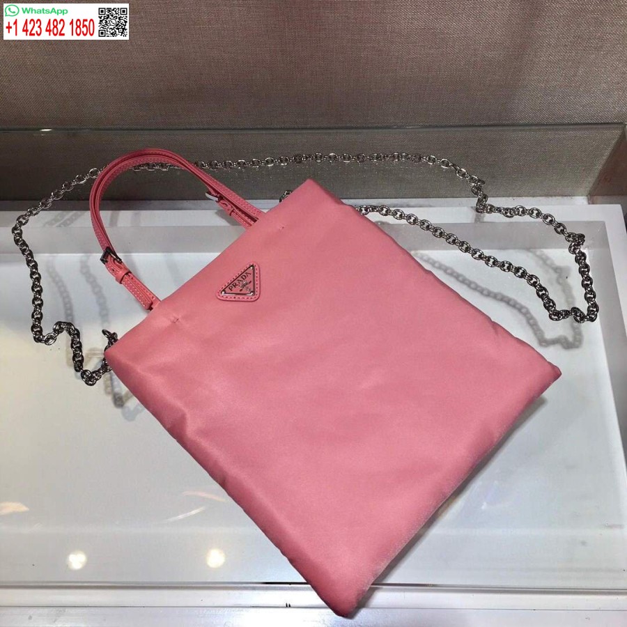 Réplique Prada 1ba252 Sac à Main En Nylon Rose