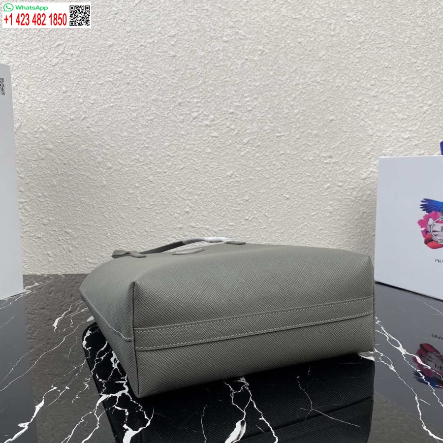 プラダ レプリカ サフィアーノ レザー 1BG342 トート グレー