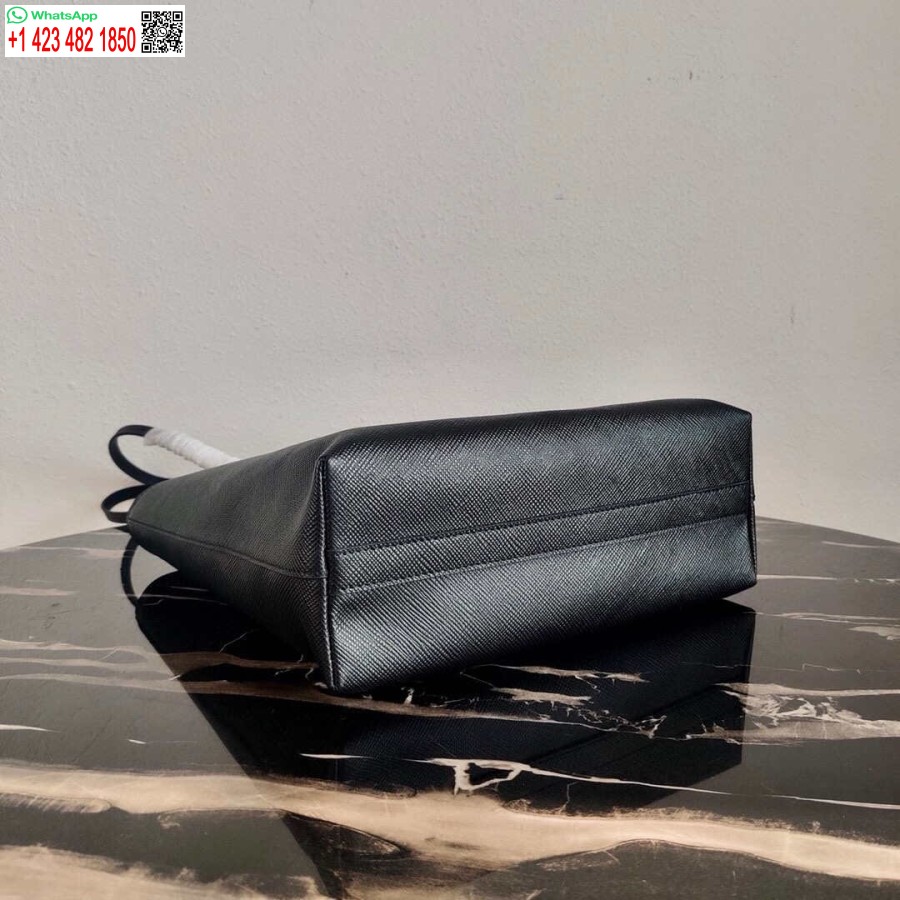 Réplique Prada Cuir Saffiano 1bg342 Fourre-tout Noir
