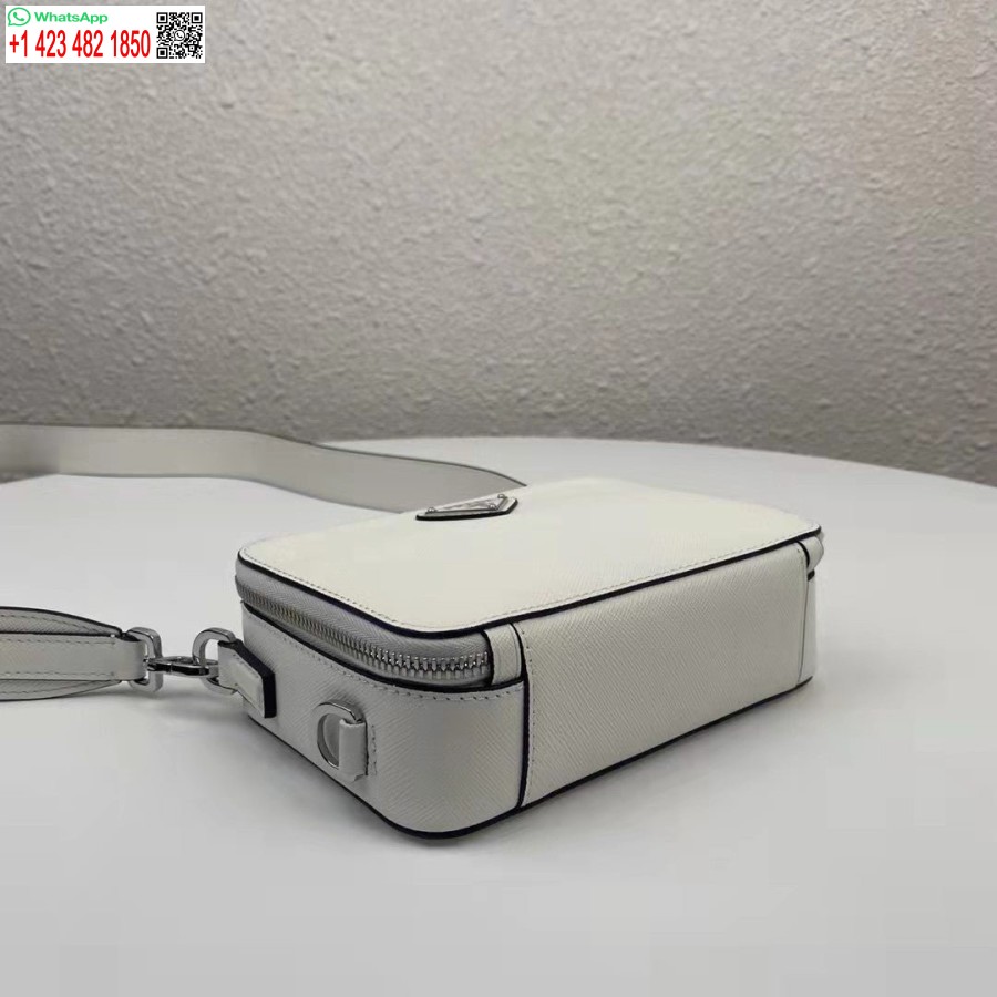 レプリカプラダ 2VH070 ブリックレザーバッグ ホワイト